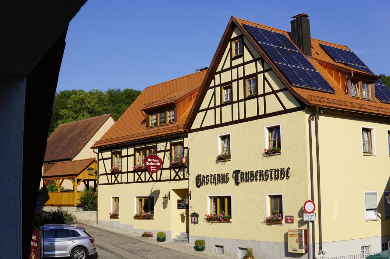 Gasthaus Tauberstube Rothenburg ob der Tauber Esterno foto