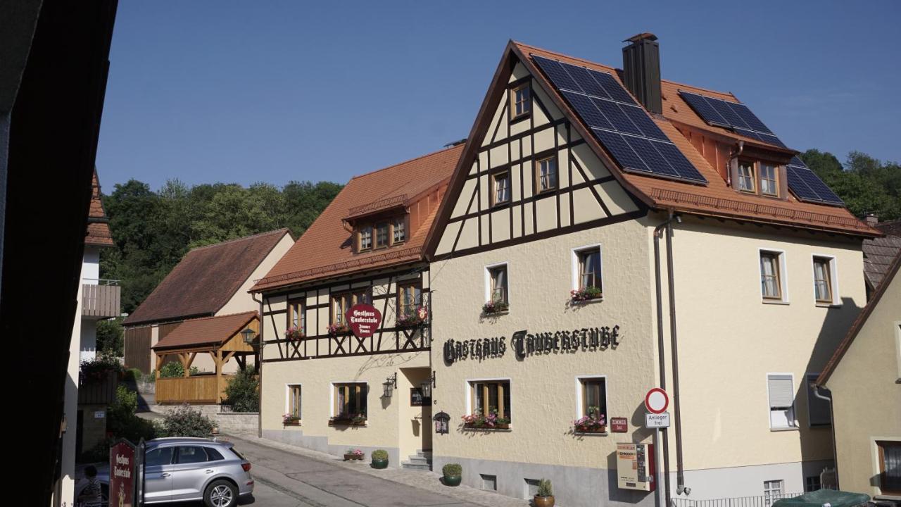 Gasthaus Tauberstube Rothenburg ob der Tauber Esterno foto